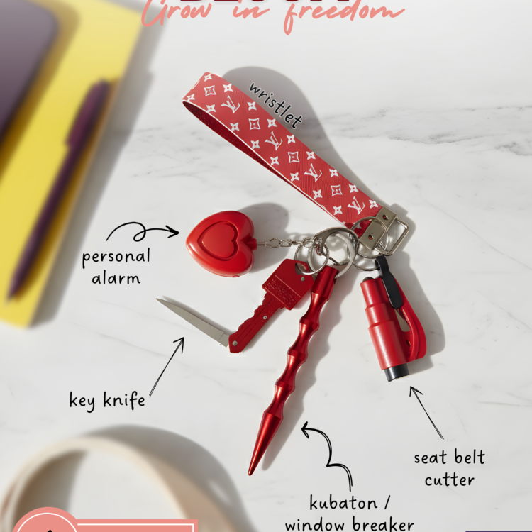 BLOOM Key Chain Set - 6 in 1 Set ( Colours Can be Customised )