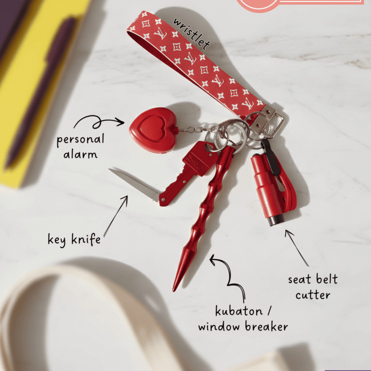 Key Chain Set 3 - 6 in 1 Set ( Colours Can be Customised )