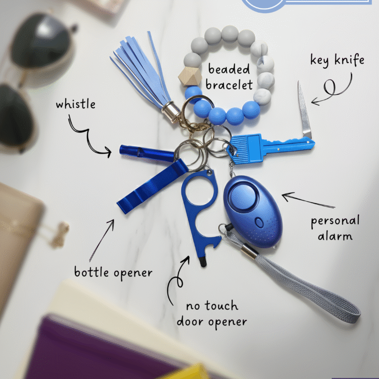 Key Chain Set 4 - 6 in 1 Set ( Colours Can be Customised )