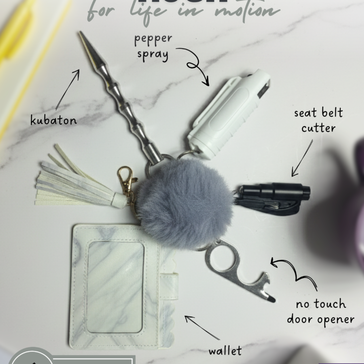 RUSH Key Chain Set - 6 in 1 Set ( Colours Can be Customised )